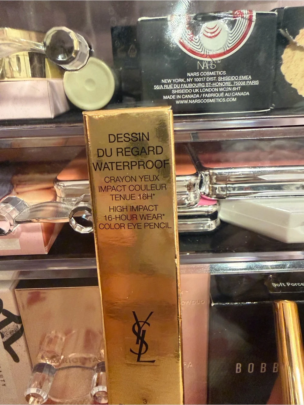 NWT Yves Saint Laurent Blue Waterproof high impact Eye pencil